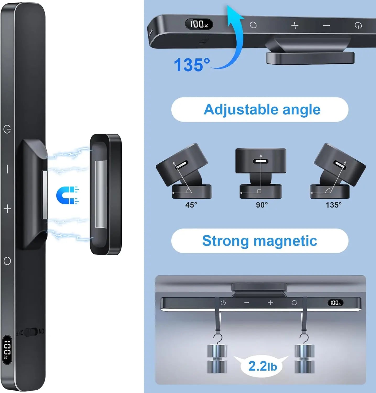 Adjustable Makeup Closet Light